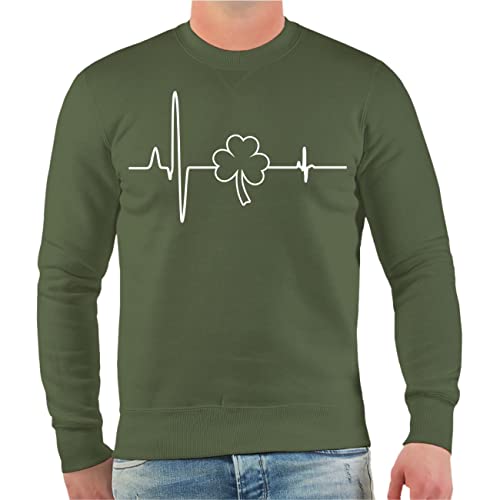 Spaß Kostet Herren Pullover Sweatshirt Herzschlag Puls Irland Kleeblatt Größe S - 4XL Spaß Kostet Herren Pullover Sweatshirt Herzschlag Puls Irland Kleeblatt Größe S - 4XL von Spaß Kostet
