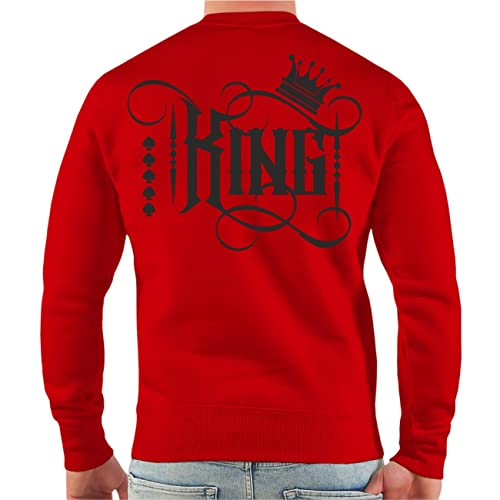 Spaß Kostet Herren Pullover Sweatshirt La Familia King 2023 (mit Rückendruck) Größe S - 4XL von Spaß Kostet