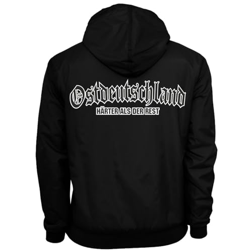 Spaß Kostet Herren Regenjacke Ostdeutschland Härter als der Rest Windjacke mit Kapuze Größe S - 5XL von Spaß Kostet