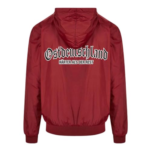 Spaß Kostet Herren Regenjacke Ostdeutschland Härter als der Rest Windjacke mit Kapuze Größe S - 5XL von Spaß Kostet