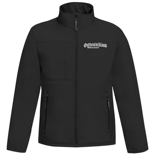 Spaß Kostet Herren Softshell Jacke Ostdeutschland Härter als der Rest Heimatliebe S - 4XL von Spaß Kostet