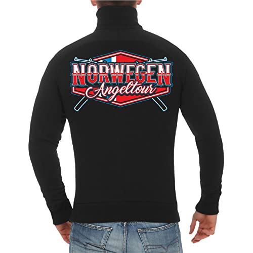 Spaß Kostet Herren Sweatjacke Jacke Norwegen Größe S - 4XL Flagge Angeltour Urlaub von Spaß Kostet