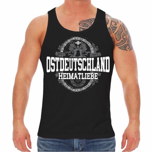 Herren Tank Top Muskelshirt Ostdeutschland Heimatliebe Männer DDR unser Osten von Spaß Kostet