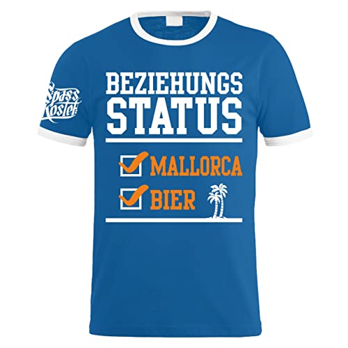 Herren Jungs T-Shirt Beziehungsstatus Mallorca und Bier von Spaß Kostet