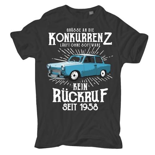 Spaß Kostet Herren Tshirt DDR Grüße an die Konkurrenz KEIN RÜCKRUF Größe S - 5XL von Spaß Kostet