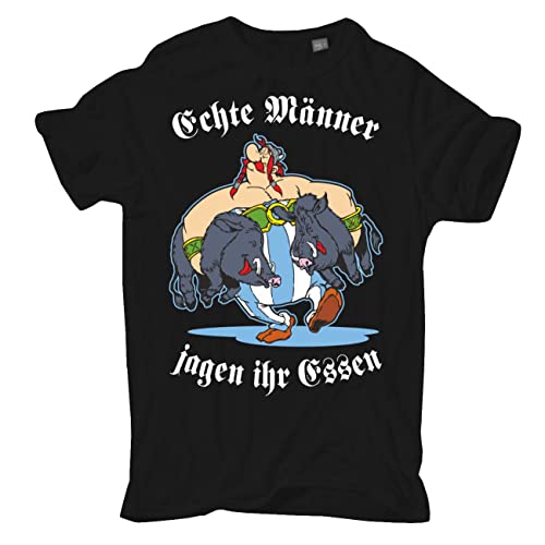 Spaß Kostet Herren Tshirt Echte Männer jagen Ihr Essen Keiler Wildschwein Größe S bis 5XL Spaß Kostet Herren Tshirt Echte Männer jagen Ihr Essen Keiler Wildschwein Größe S bis 5XL von Spaß Kostet