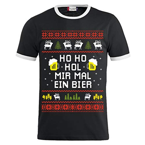 Spaß Kostet Herren Tshirt HO HO HOL Mir mal EIN Bier Größe M bis 5XL von Spaß Kostet