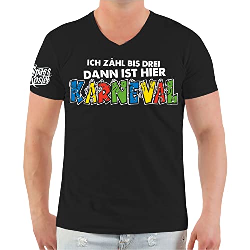 Spaß Kostet Herren Tshirt Ich zähl bis DREI dann ist Hier Karneval Größe S - 5XL von Spaß Kostet