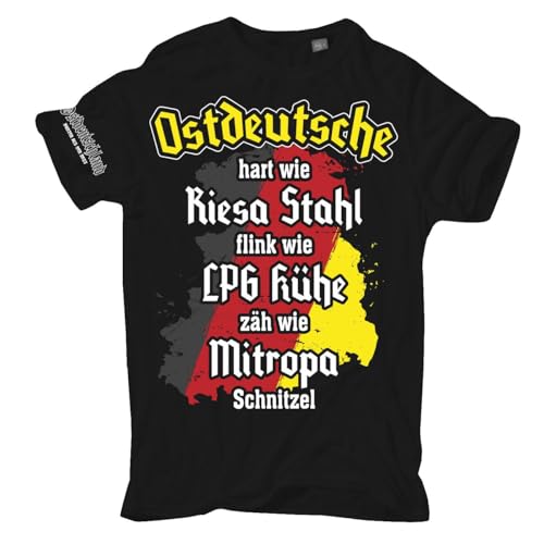 Spaß Kostet Herren Tshirt Ostdeutsche Sprüche DDR Hart flink zäh Größe S - 5XL von Spaß Kostet