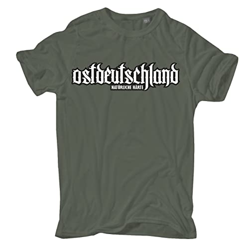 Spaß Kostet Herren Tshirt Ostdeutschland Natürliche Härte (mit Rückendruck) Größe S - 5XL von Spaß Kostet