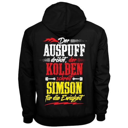 Spaß Kostet Männer Jungen Windbreaker Regenjacke Simson Motorrad Jacke motorrad sprüche Größe S - 5XL von Spaß Kostet