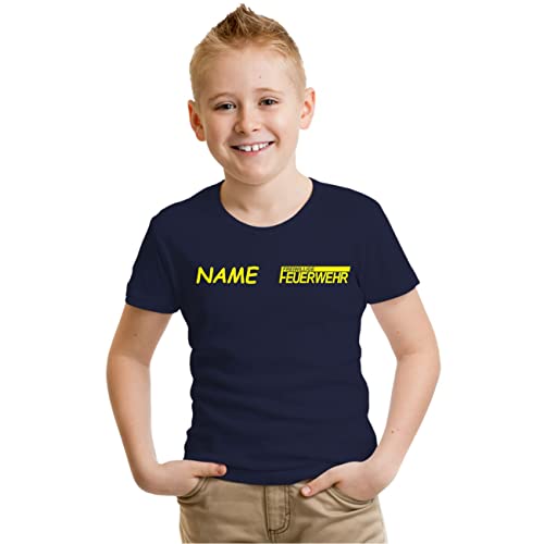 Spaß Kostet Jungen Jungs Tshirt Freiwillige Feuerwehr mit Name oder Text Wunschtext von Spaß Kostet