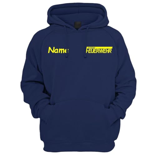 Spaß Kostet Kinder Junge Mädchen Kapuzenpullover Jugendfeuerwehr mit Wunschname Feuerwehr von Spaß Kostet