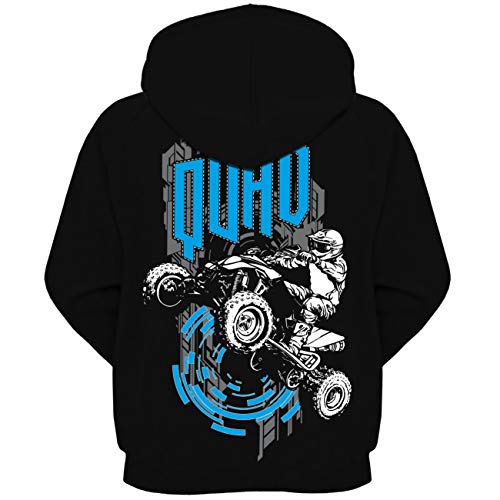 Spaß Kostet Kinder Kapuzenjacke Quad Keine Grenzen (mit Rückendruck) Größe 122-164 von Spaß Kostet