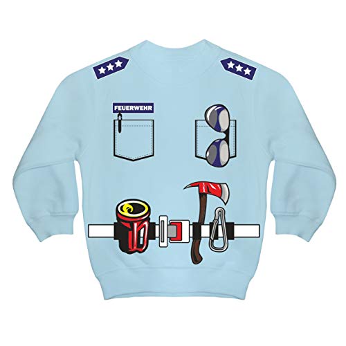 Spaß Kostet Kinder Pullover Kinder Uniform Feuerwehr Druck Größe 98-164 von Spaß Kostet