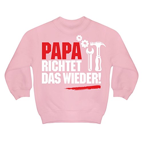 Kinder Pullover Papa richtet das Wieder Größe 98-164 von Spaß Kostet