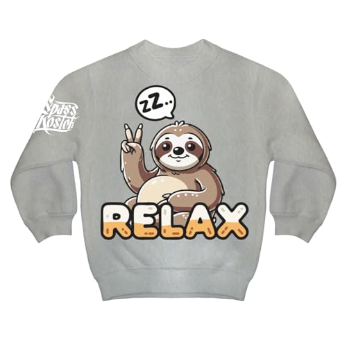 Spaß Kostet Kinder Pullover Relax Größe 98-164 Faultier Nope Jungs mädchen Hausaufgaben von Spaß Kostet