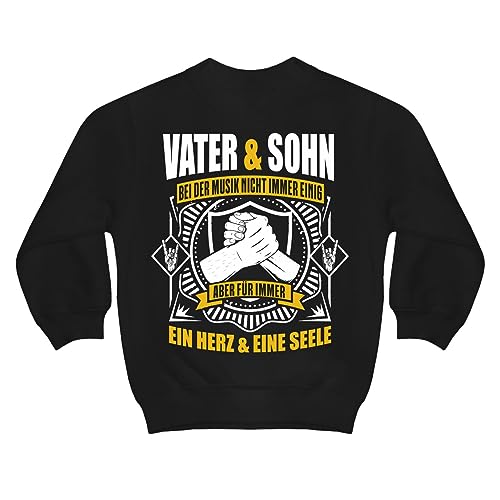 Spaß Kostet Kinder Pullover Vater und Sohn Bei der Musik Nicht Immer einig Größe 98-164 von Spaß Kostet