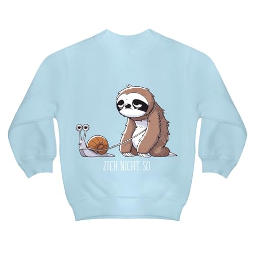 Spaß Kostet Kinder Pullover Zieh Nicht so Größe 98-164 Faultier Schnecke Tiermotiv Witzig Größe 98-164 von Spaß Kostet