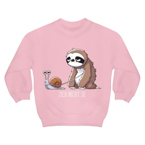 Spaß Kostet Kinder Pullover Zieh Nicht so Größe 98-164 Faultier Schnecke Tiermotiv Witzig Größe 98-164 von Spaß Kostet