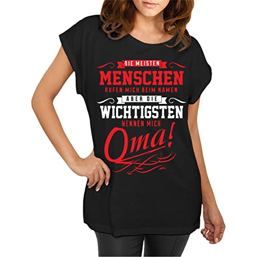 Spaß Kostet Longshirt Damen weit geschnitten Die wichtigsten nennen Mich OMA Größe XS - 5XL von Spaß Kostet