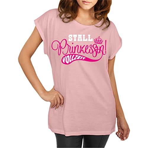 Spaß Kostet Longshirt Damen weit geschnitten Stallprinzessin Größe XS - 5XL von Spaß Kostet
