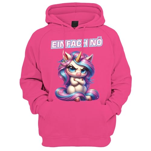 Spaß Kostet Mädchen Kapuzenpullover Einfach Nö Einhorn Größe 104-164 Unicorn Hoodies von Spaß Kostet
