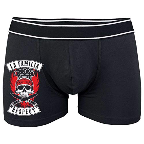 Männer Boxershorts La Familia Respect Patch Rapper Ultras Biker MC Men Shorts Männer Boxershorts La Familia Respect Patch Rapper Ultras Biker MC Men Shorts von Spaß Kostet