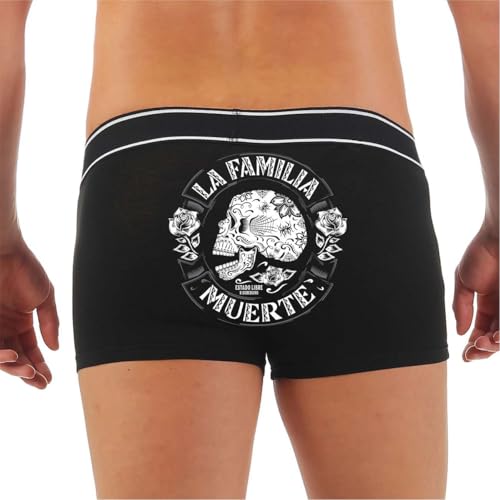Spaß Kostet Männer Herren Boxershorts La Familia Muerte Shorts Mexico EL Loco Totenkopf Spaß Kostet Männer Herren Boxershorts La Familia Muerte Shorts Mexico EL Loco Totenkopf von Spaß Kostet