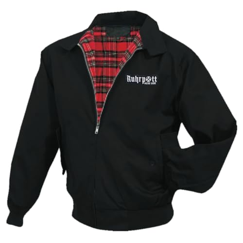 Spaß Kostet Männer Herren Harrington Jacke Ruhrpott Patch meine Liebe Ruhrgebiet pott von Spaß Kostet