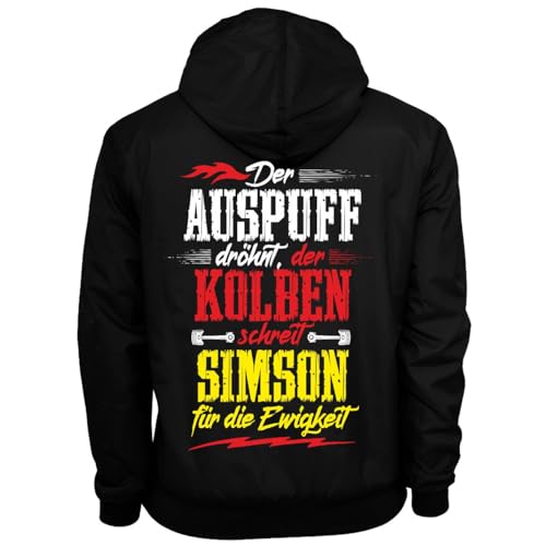 Spaß Kostet Männer Jungen Windbreaker Regenjacke Simson Motorrad Jacke motorrad sprüche Größe S - 5XL von Spaß Kostet