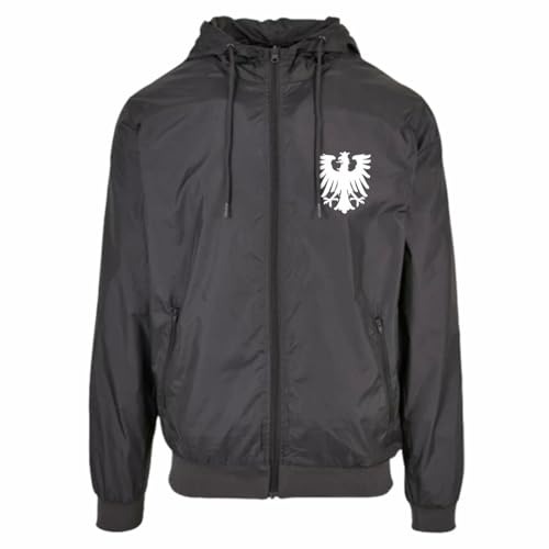 Spaß Kostet Männer Jungs Windbreaker Regenjacke Frankfurt schwarz weiss 069 hessen choreo von Spaß Kostet