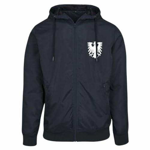 Spaß Kostet Männer Jungs Windbreaker Regenjacke Frankfurt schwarz weiss 069 hessen choreo von Spaß Kostet