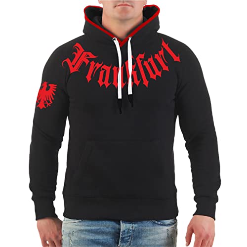 Spaß Kostet Männer Kapuzenpullover 3 farbig Frankfurt Fuck with one Fuck with All (mit Rückendruck) Größe M - 3XL von Spaß Kostet