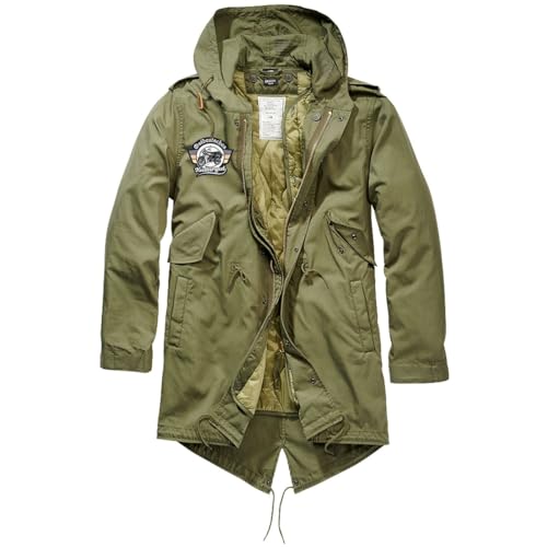 Spaß Kostet Männer Parka lang Winter Jacke mit heraustrennbaren Futter DDR Ostdeutsches Kulturgut Größe S bis 5XL von Spaß Kostet