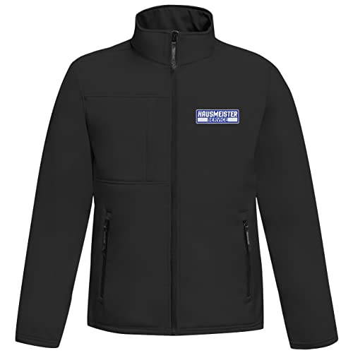 Spaß Kostet Männer Softshell Jacke HAUSMEISTER Service wind und wasserdicht Grösse S bis 4XL von Spaß Kostet