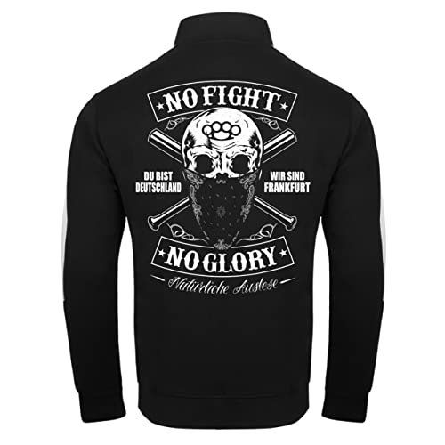 Spaß Kostet Herren Männer Trainingsjacke mit Streifen Wir sind Frankfurt 069 ultras von Spaß Kostet