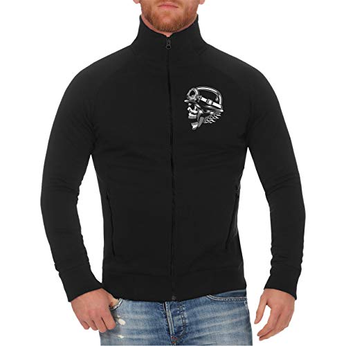 Spaß Kostet Männer und Herren Freizeitjacke Biker Es ist nicht das Alter Es ist die Einstellung (mit Rückendruck) Größe S - 10XL von Spaß Kostet