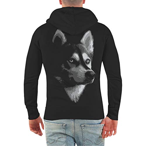 Spaß Kostet Männer und Herren Kapuzenjacke Siberian Husky mit Rückendruck S-8XL Spaß Kostet Männer und Herren Kapuzenjacke Siberian Husky mit Rückendruck S-8XL von Spaß Kostet