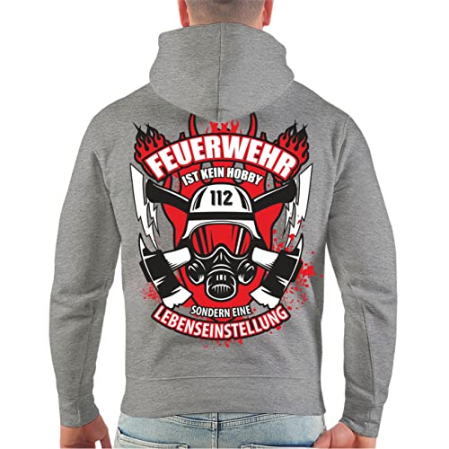 Spaß Kostet Herren Kapuzenpullover Feuerwehr ist eine Lebenseinstellung Größe S - 5XL von Spaß Kostet