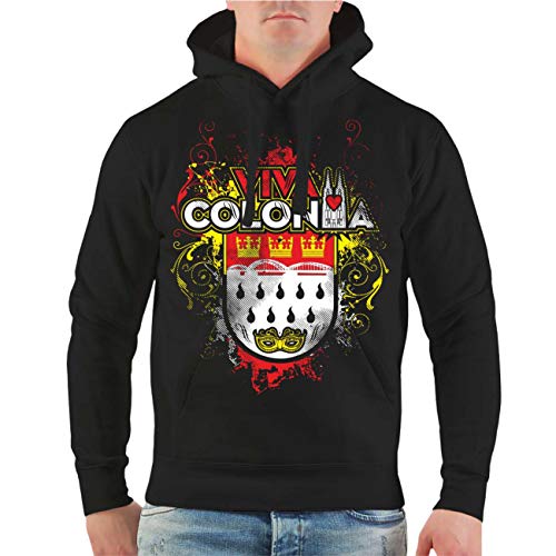Spaß Kostet Männer und Herren Kapuzenpullover Karneval Köln Viva Colonia Größe S - 4XL von Spaß Kostet