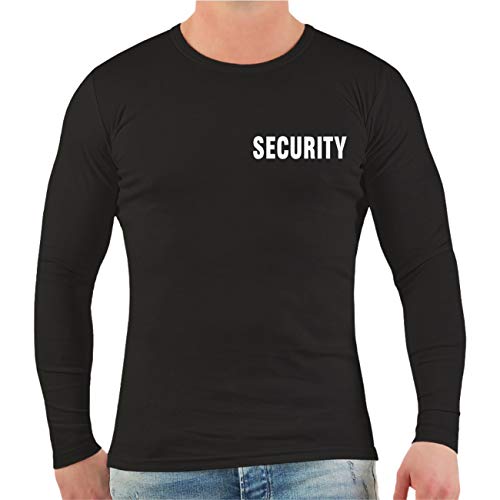 Spaß Kostet Männer und Herren Longsleeve Security (mit Rückendruck) Größe S - 3XL von Spaß Kostet