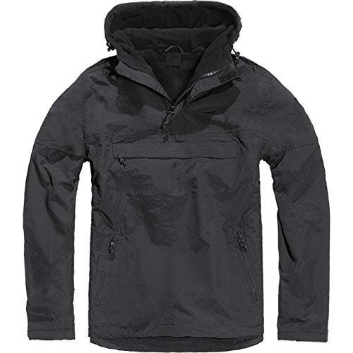 Spaß Kostet Herren Winter Schlupfjacke Windbreaker GEFÜTTERT Männer schwarz black fleece von Spaß Kostet