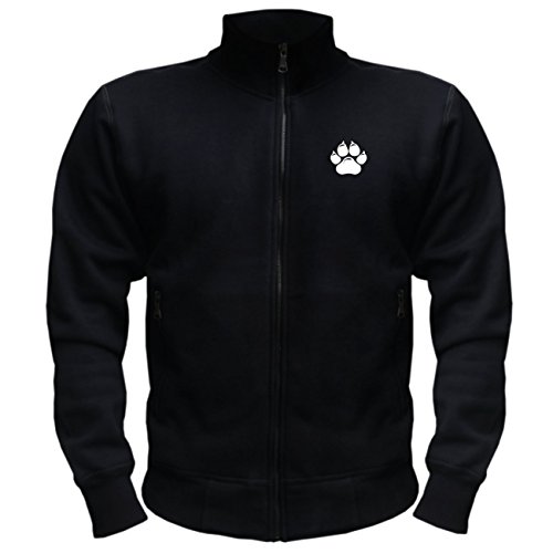 Spaß Kostet Männer und Herren Trainingsjacke Der Hund ist dir im Sturme treu (mit Rückendruck) von Spaß Kostet