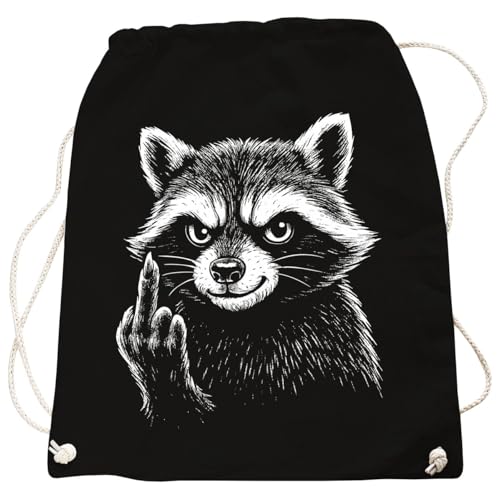 Rucksack Frecher Waschbär Funny Raccoon Gymbag Animal Design Animal Design von Spaß Kostet