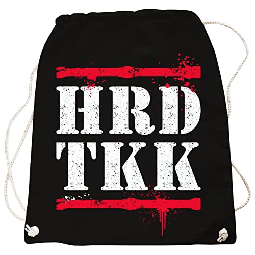 Rucksack Stofftasche Bag Hard TEKK HRD TKK tekkno Techno Motiv in vielen Farben von Spaß Kostet