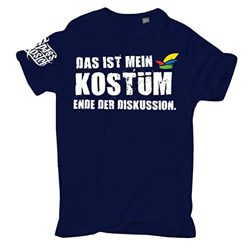 Übergrößen Herren Tshirt Fasching Karneval Das ist Mein KOSTÜM Ende der Diskussion Größe 3XL - 8XL von Spaß Kostet