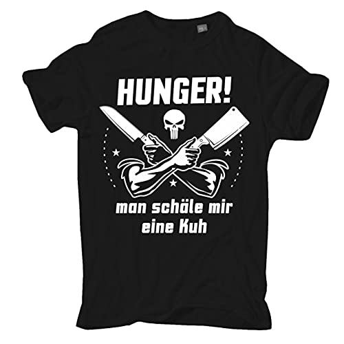 Spaß Kostet Übergrößen Herren Tshirt Hunger Man schäle Mir eine Kuh Größe 3XL - 8XL von Spaß Kostet