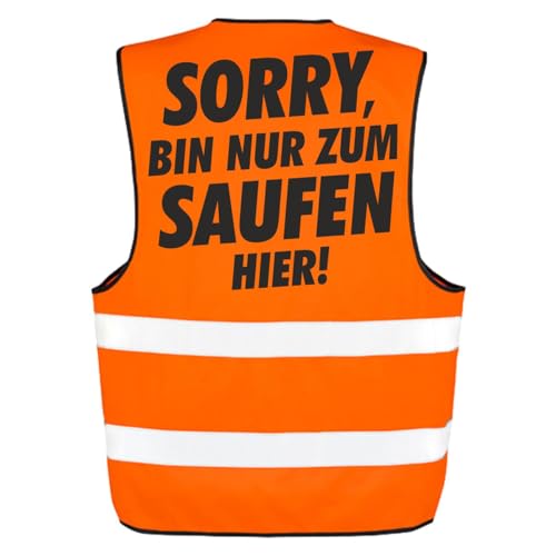 Spaß Kostet Warnweste lustige sprüche Sorry bin nur zum Saufen hier vatertag karneval festival fasching Spaß Kostet Warnweste lustige sprüche Sorry bin nur zum Saufen hier vatertag karneval festival fasching von Spaß Kostet