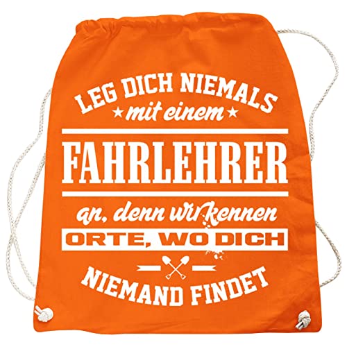 Tasche Rucksack Gym Bag Fahrlehrer Fahrschule Beruf von Spaß Kostet